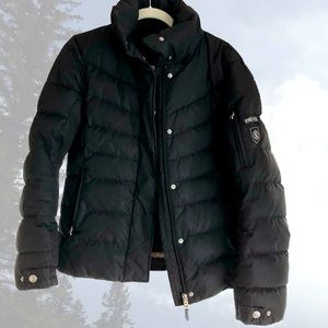 Bogner Fire & Ice Black Quilted Puffer Ski Snowboard Jacket Coat, Size 8 /38